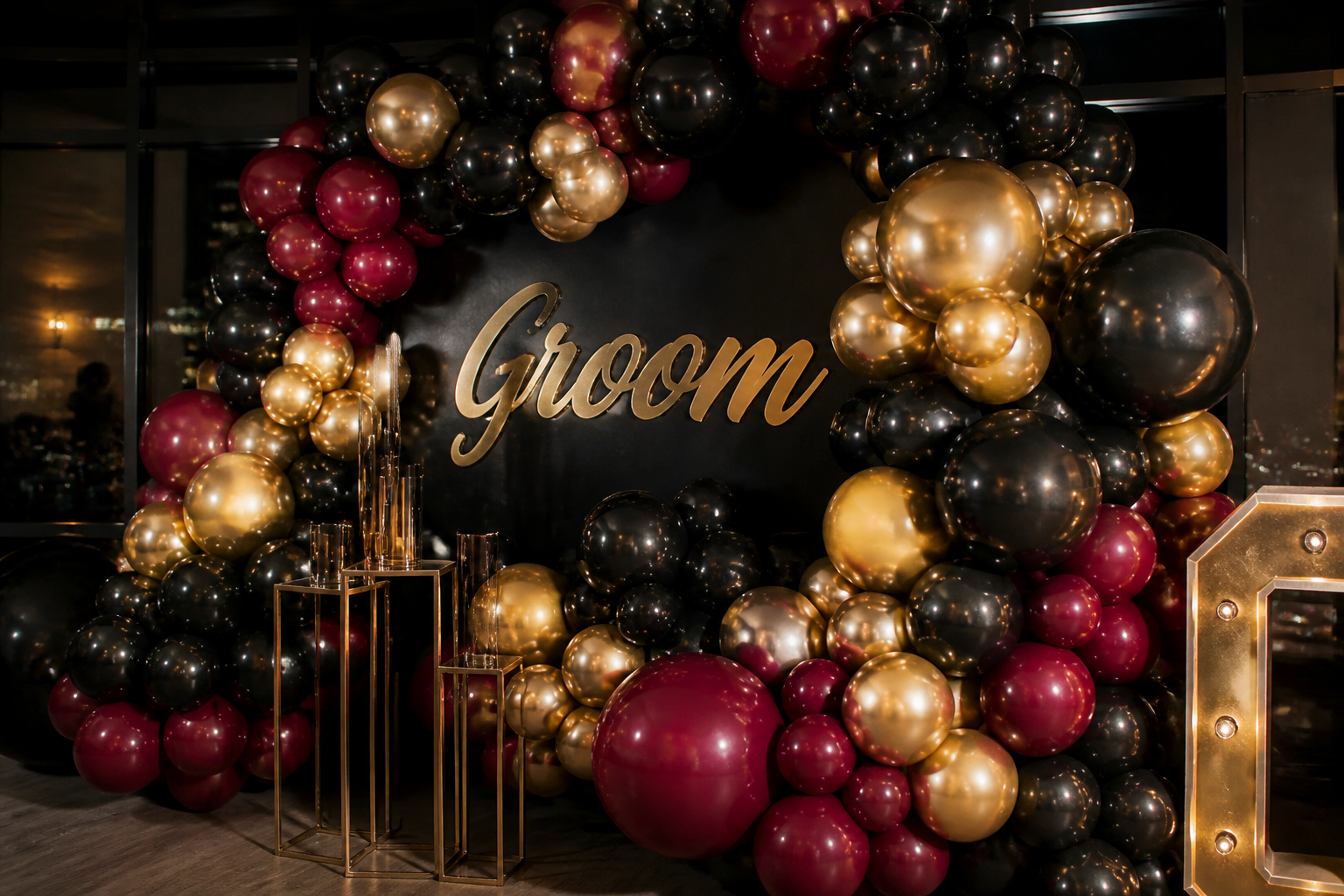 Bachelor Party Decor for Groom