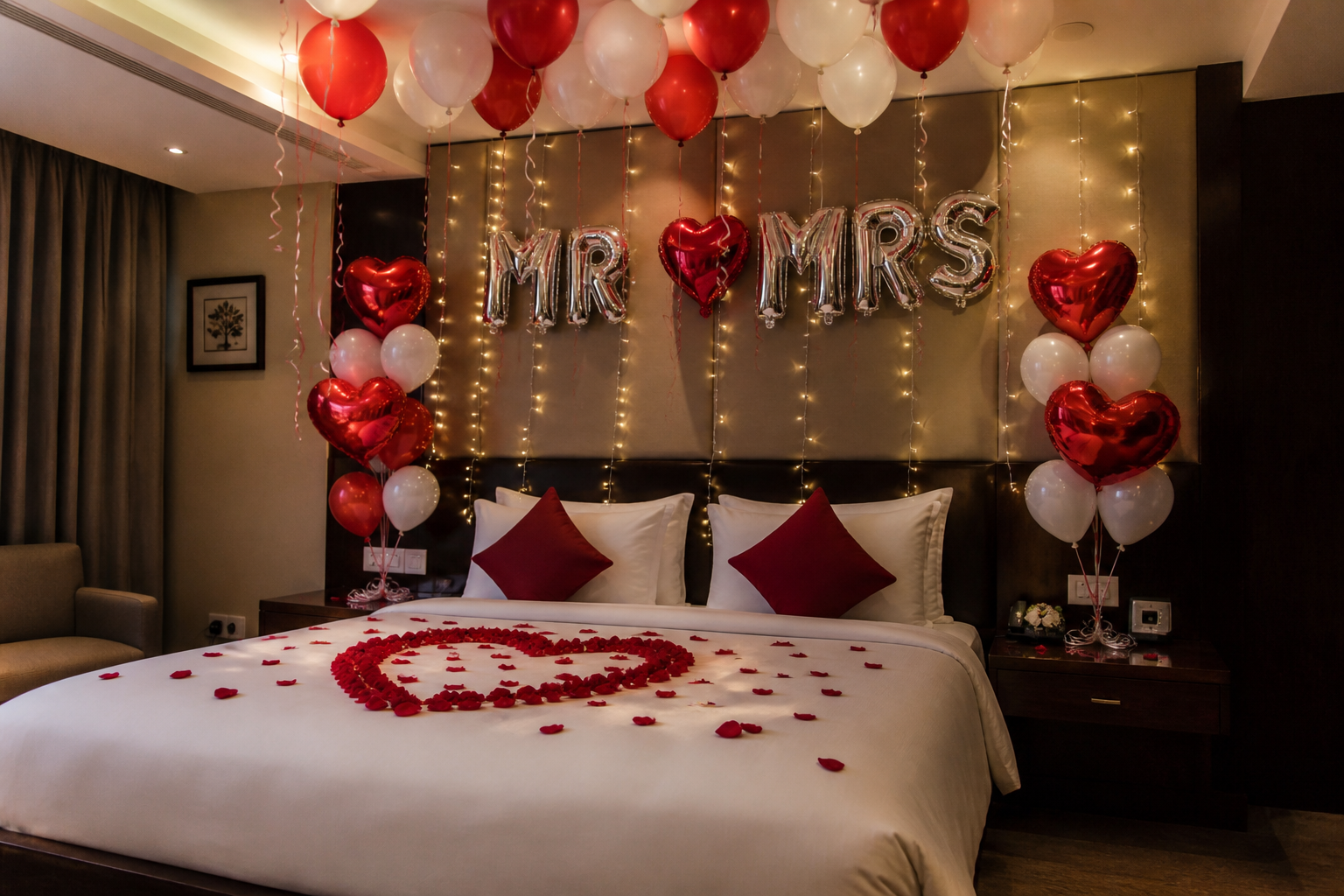 Room Decor for Just Married