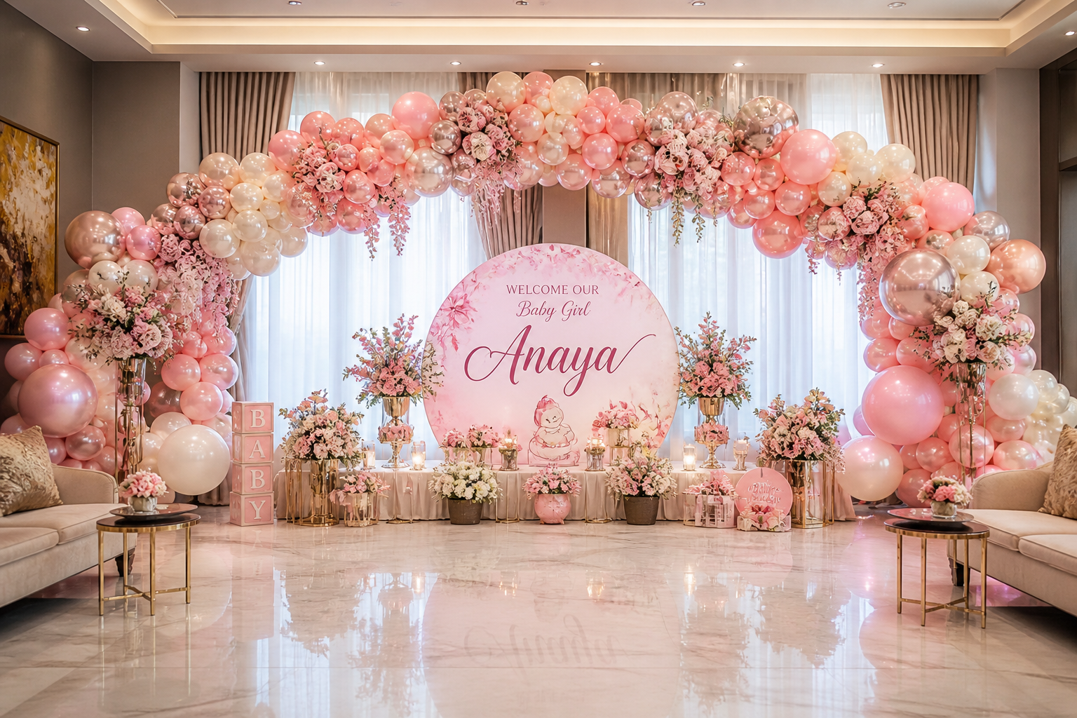 Baby Welcome Premium Decor