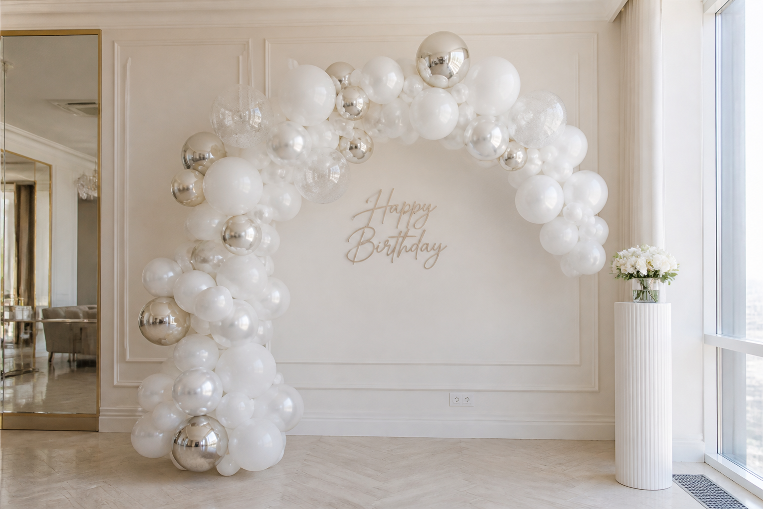 Pearl balloon decoration